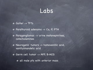 Mediastinal Mass