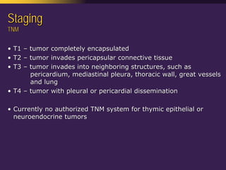 Mediastinal  Pathology  Compartmental  Approach