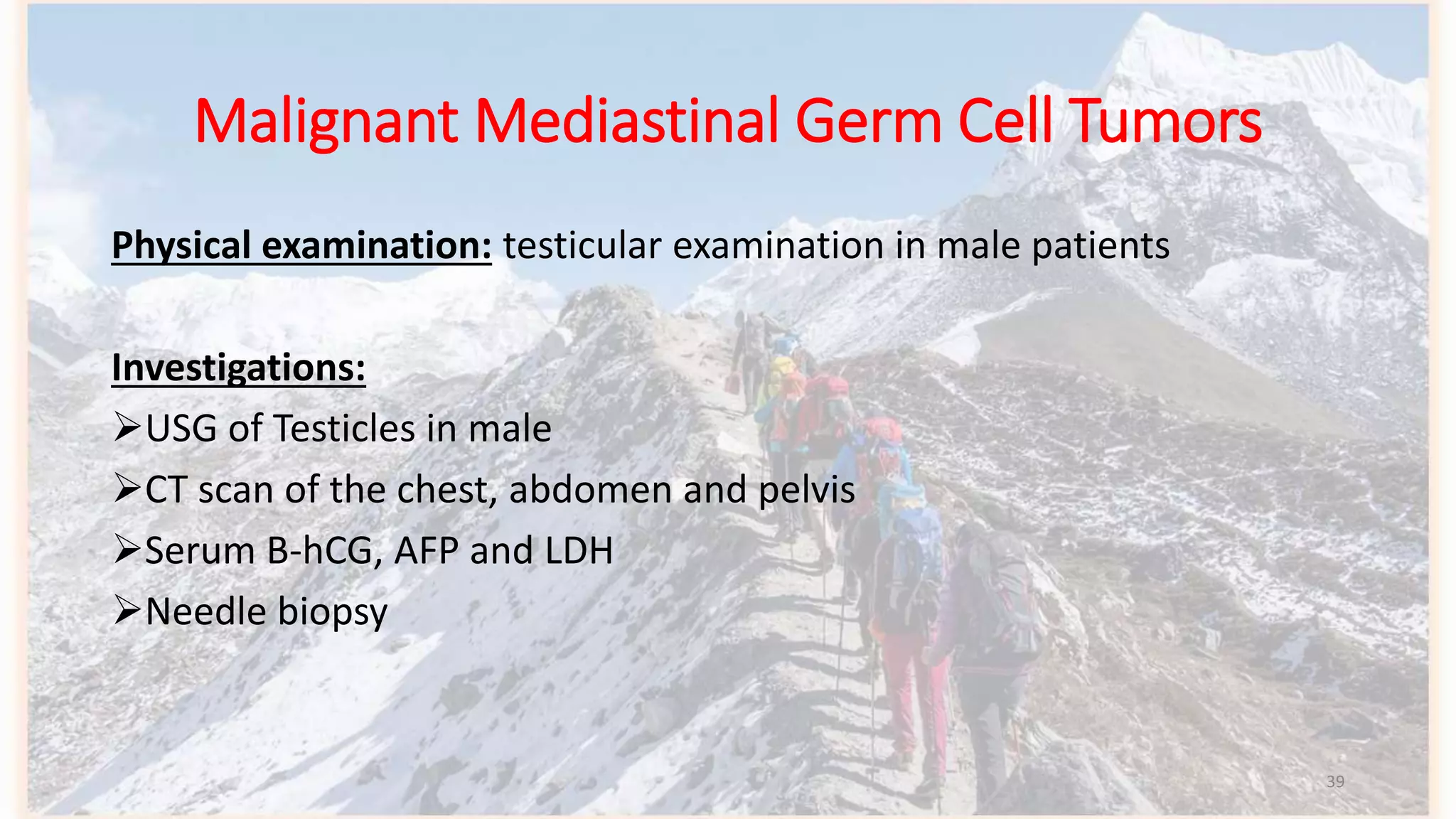 Approach to Mediastinal Mass | PPTX