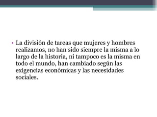 Historia del trabajo de las mujeres | PPT