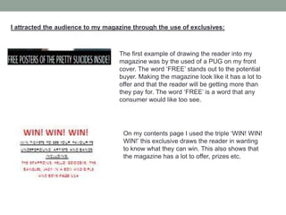 GOOD REPUTATION FOR MAGAZINES