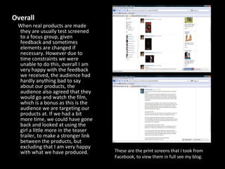 Media studies coursework evaluation | PPT