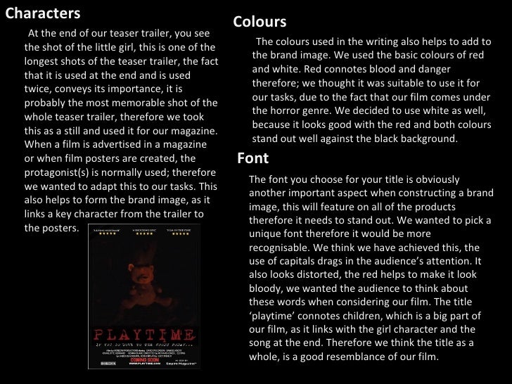 Media coursework evaluations