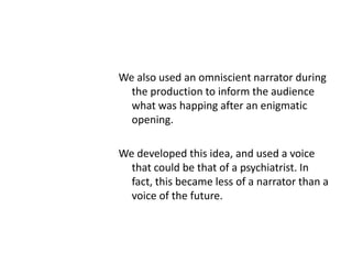 Media Studies Evaluation Presentation - "Who's Somebody"