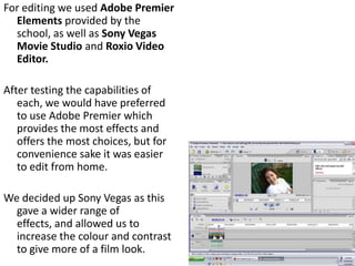 Media Studies Evaluation Presentation - "Who's Somebody"