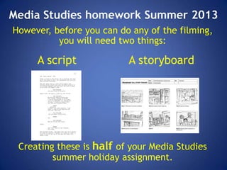 Media studies homework image
