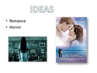 • Romance
• Horror