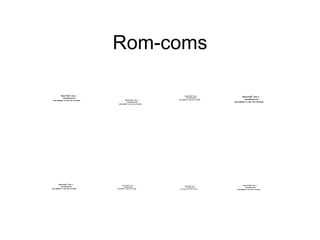 Rom-coms 