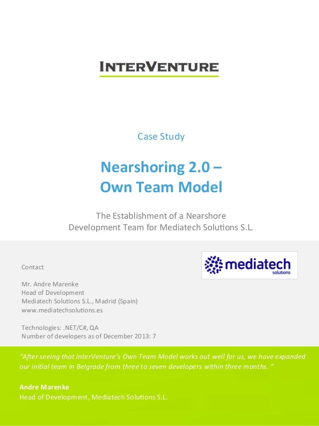 Outsourcing case study picture