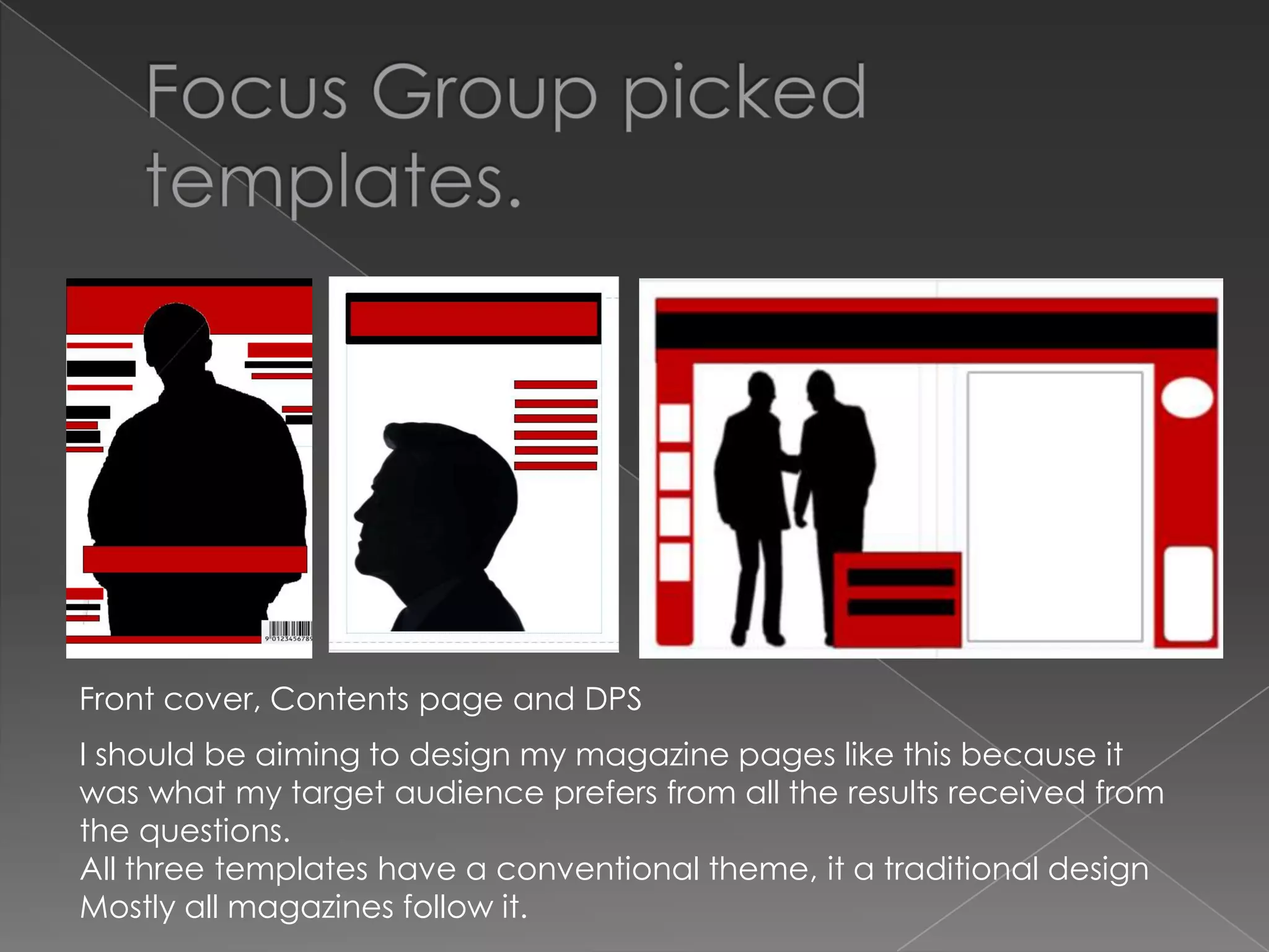 Media Template and Focus group presentation | PPT