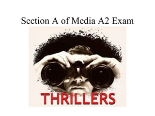 Section A of Media A2 Exam
 