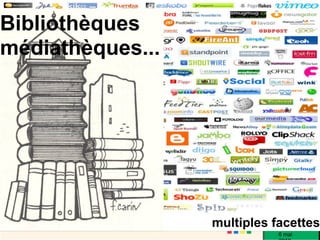 Bibliothèques
médiathèques...




                  multiples facettes
                             6 mai
 