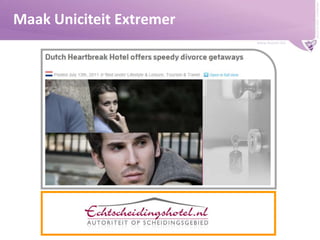 Buzzer © 2009 - confidential

Maak Uniciteit Extremer
www.buzzer.biz

 