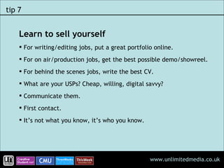 Working in the Media & Journalism | PPT