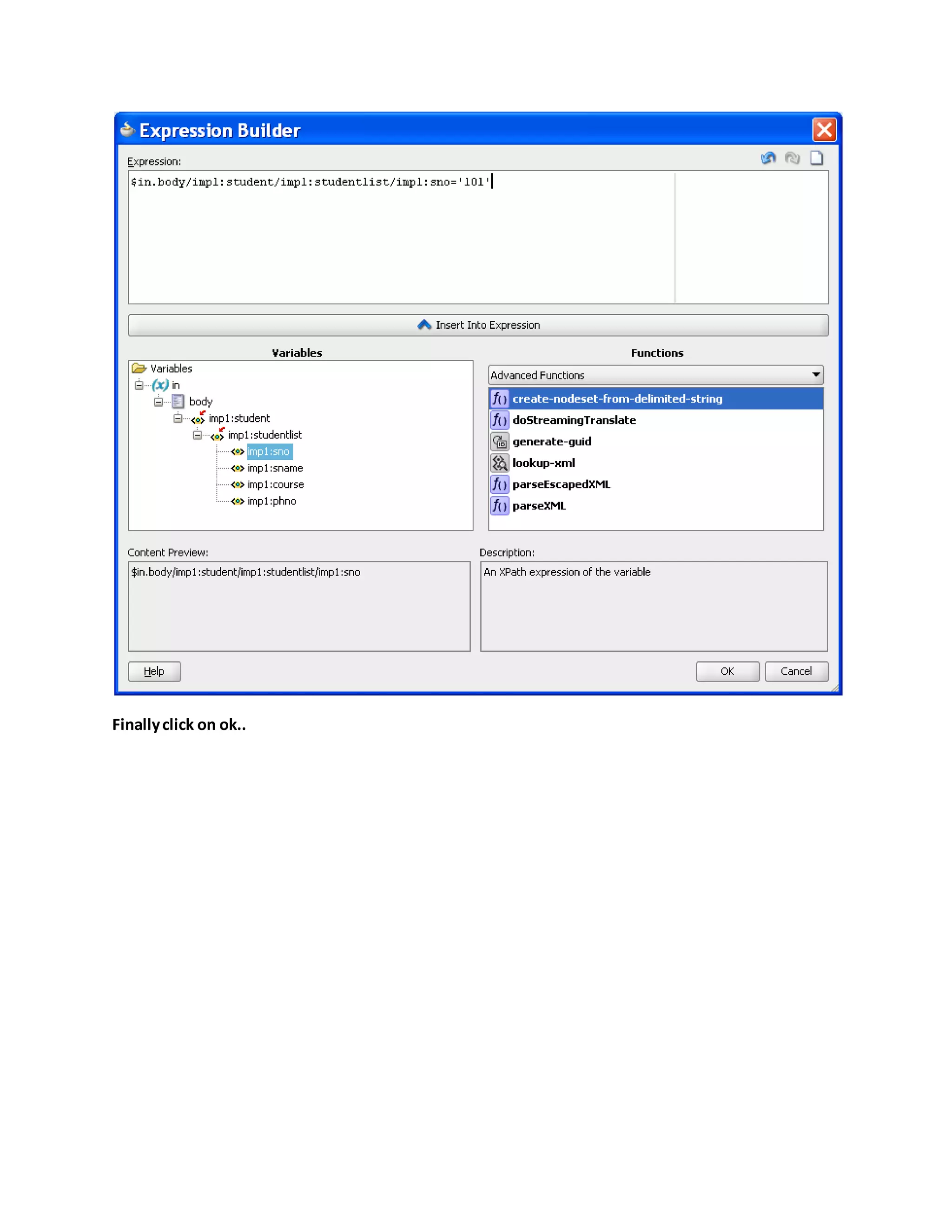 Finallyclick on ok..