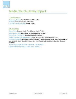 Client Real Report Example Client Event Report - REAL Example | PDF