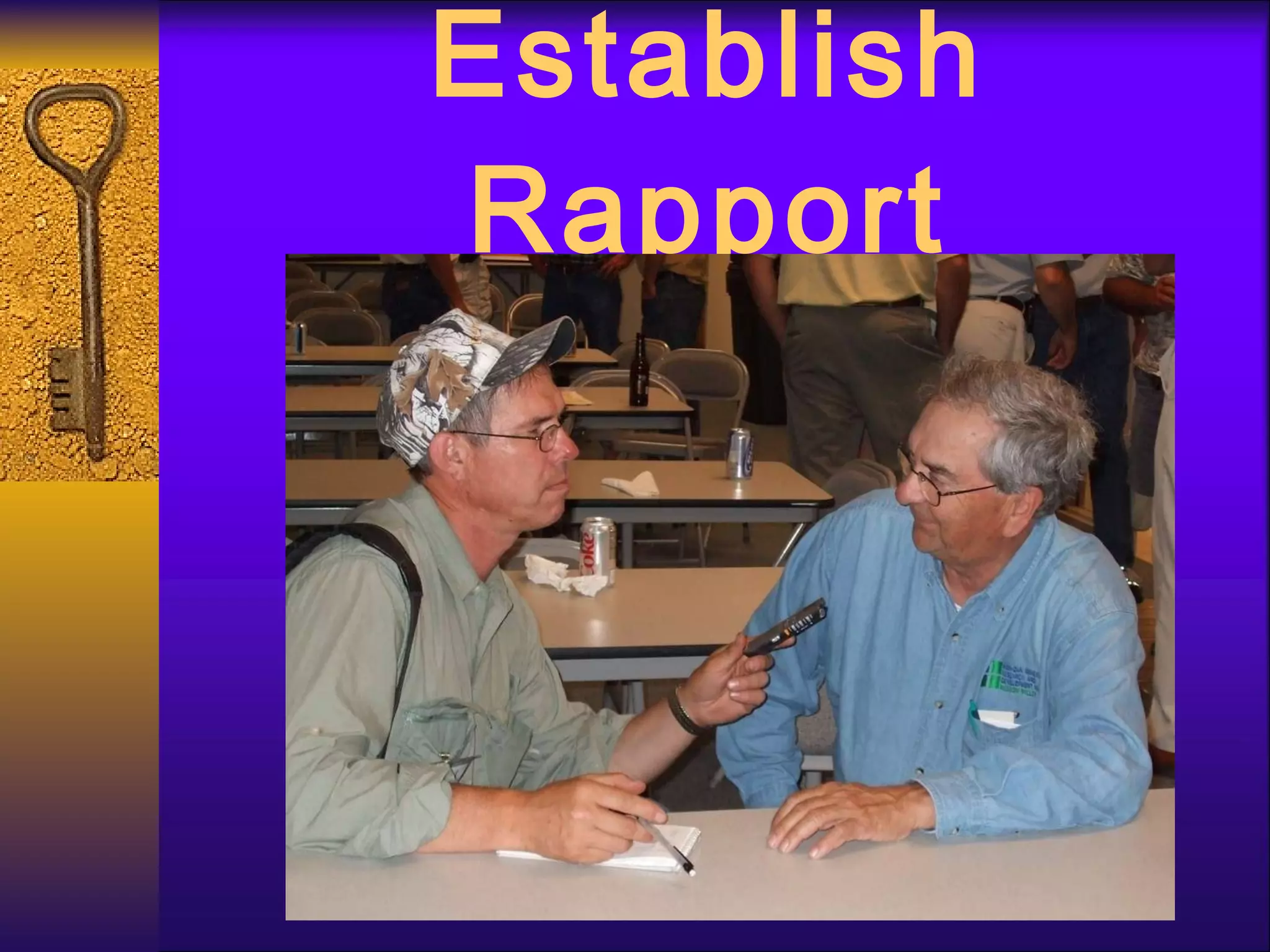 Establish Rapport 