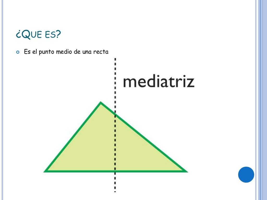 Mediatriz