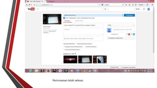 Pemrosesan telah selesai. 
 