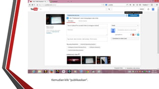 Kemudian klik “publikasikan”. 
 