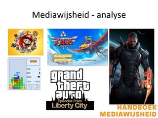 Mediawijsheid - analyse
 