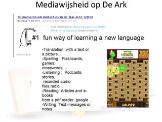 Mediawijsheid op De Ark
 