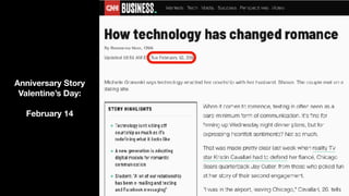 Anniversary Story
Valentine’s Day:
February 14
 