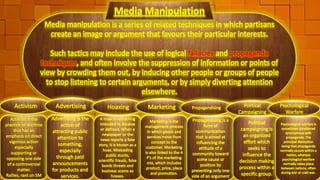 Media Manipulation
8
 