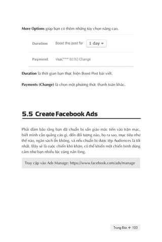 112  Facebook Marketing từ A đến Z
Người dùng (khách hàng) của bạn họ ở đâu? Và bạn muốn những người
ở khu vực nào sẽ nhì...