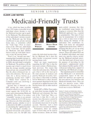 Medicaid Friendly Trusts