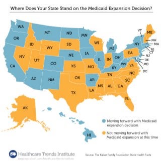 Where Does your State Stand in Medicaid Expansion? [Infographic]