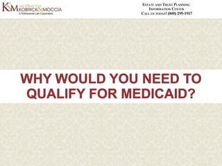 Medicaid Planning: Do You Need to Include It in Your Estate Plan