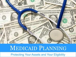 528 College Road Greensboro, NC 27410 ❍ Phone: (336) 547-9999
Protecting Your Assets and Your Eligibility
MEDICAID PLANNING
 