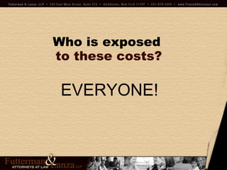Who is exposed   to these costs? EVERYONE! 