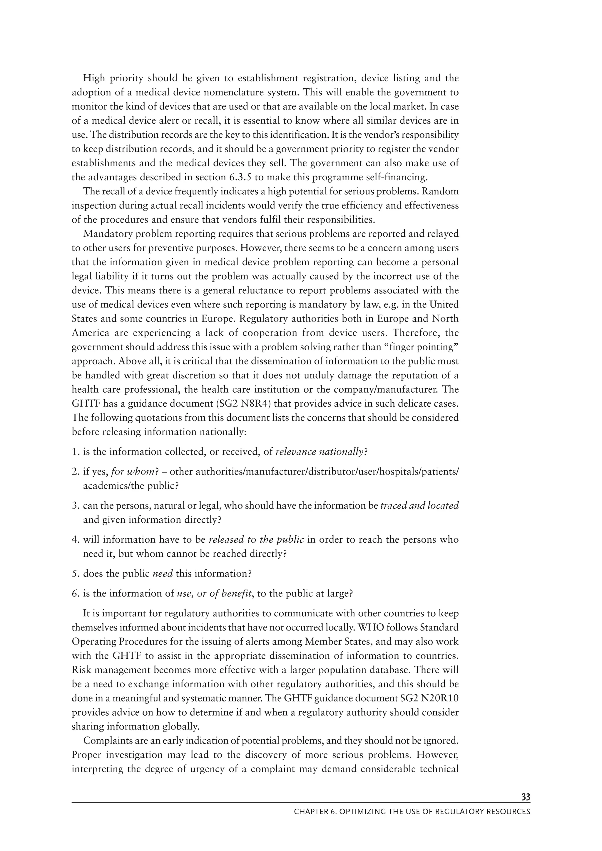 Medical Device Regulations Global Overview And Guiding Principles