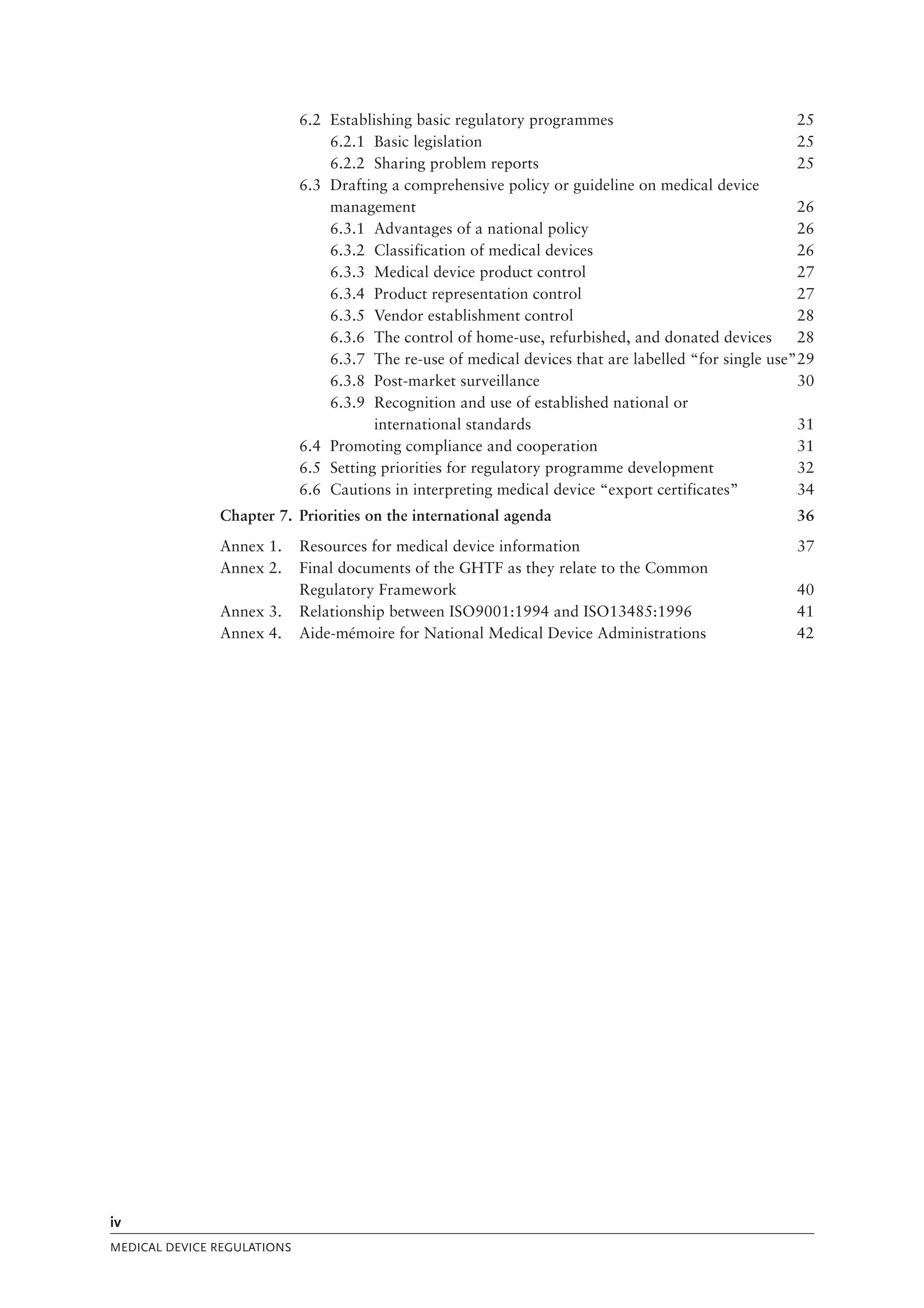 Medical Device Regulations Global Overview And Guiding Principles