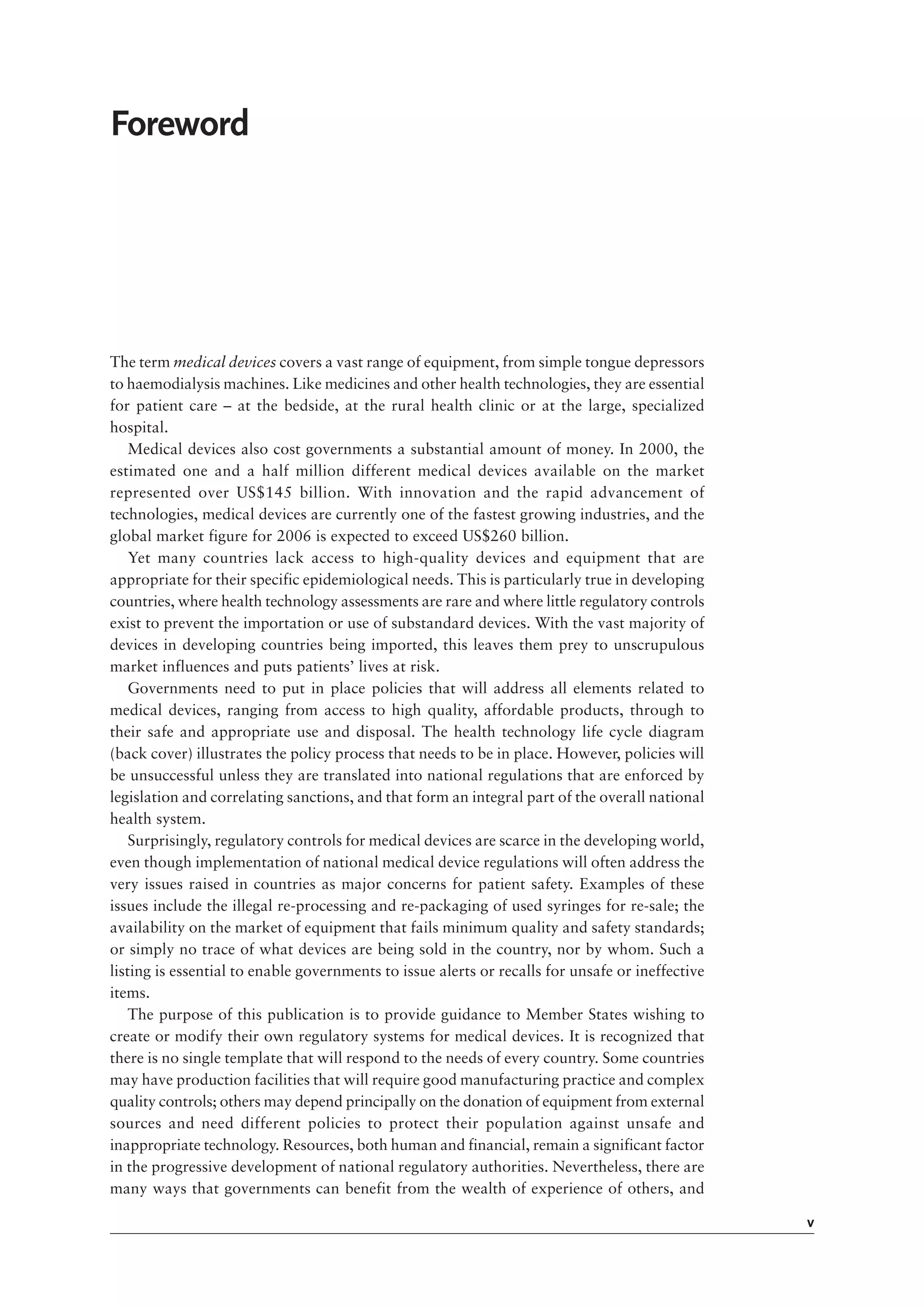 Medical Device Regulations Global Overview And Guiding Principles