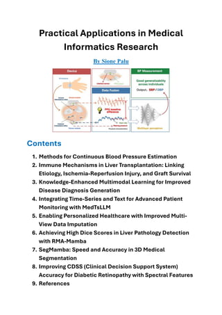 Applied Medical-Informatics: Transforming Healthcare Research with AI ...