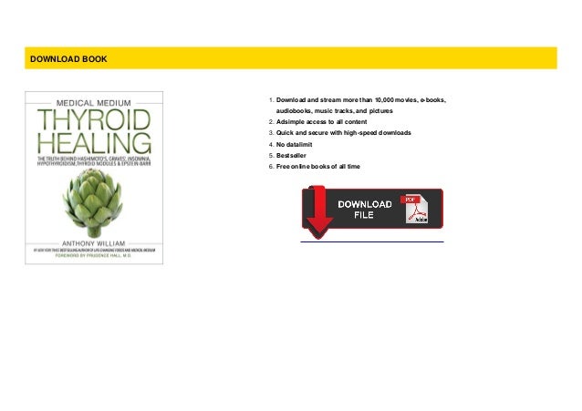  PDF Medical Medium Thyroid Healing The Truth Behind Hashimoto S G 