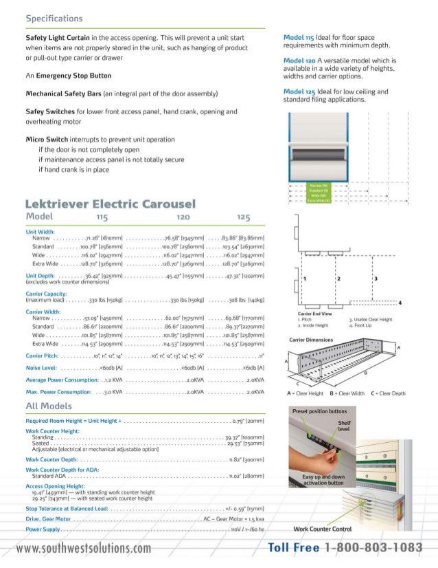 lektriever medical storage carousels