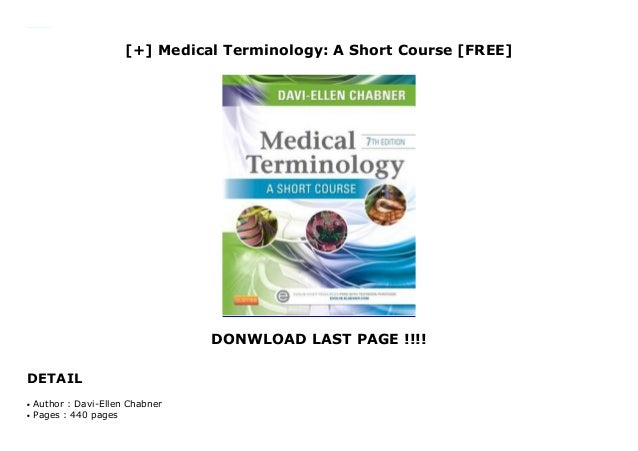Medical Terminology A Short Course Free