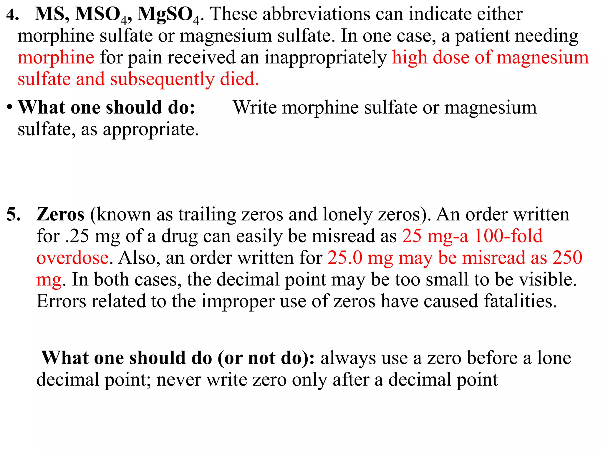 Mso4 Medical abbreviation used in clinical setting | PPTX