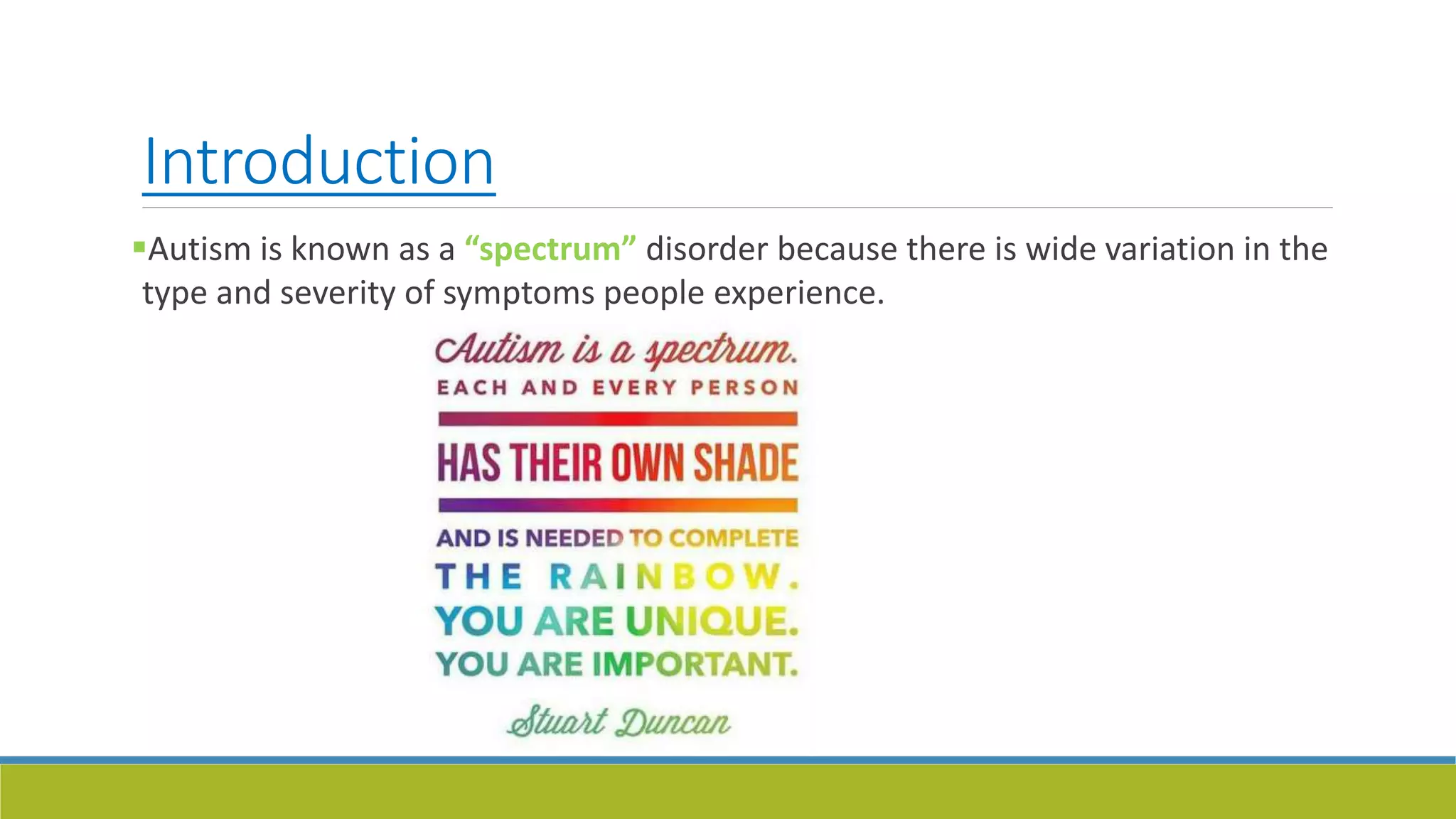 Medical ,dental manifestations and management of autism spectrum ...