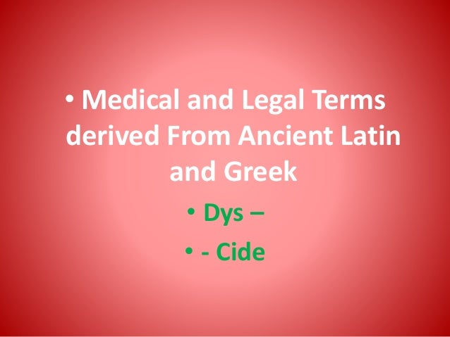 Medical Terms Derived From Latin Best Motivation Blog