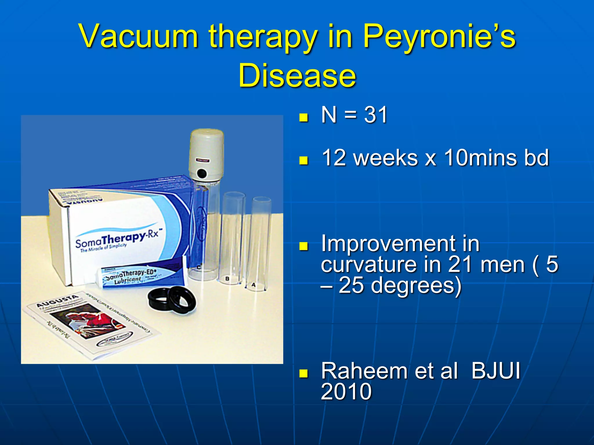 Medical and Non-surgical Treatment of Peyronie's Disease | PDF