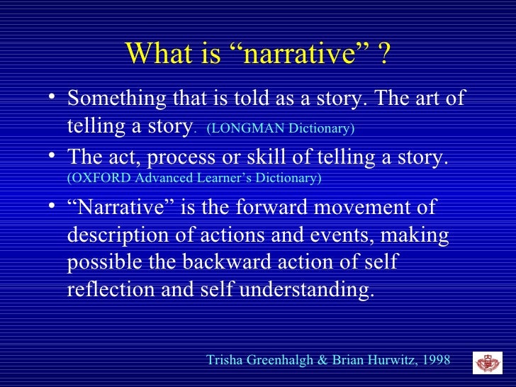 Narrative Based Medicine As A Cultural Relativism In Medical - 