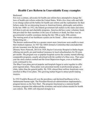 Medical Assistant Essay. Reflective Essay Sample on A Healthcare ...