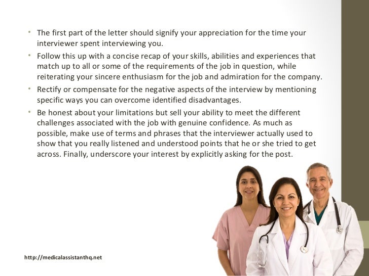 medical assistant thank you letters