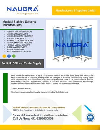 Medical bedside Screens Manufacturers.pdf