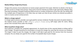 Medical billing charge entry process | PPTX